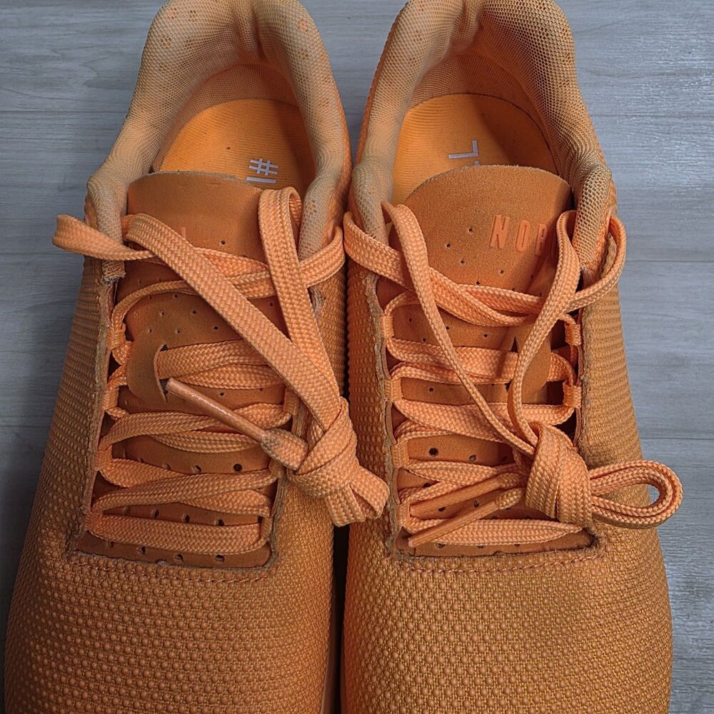NOBULL Outwork Edge Training Shoes Men's Size 10 Bright Orange Sneakers MINT - Picture 7 of 12